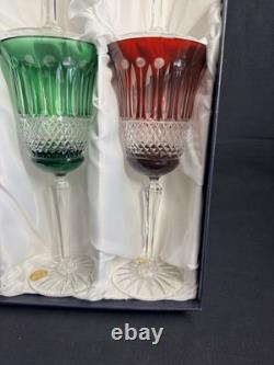 6 grands verres Roemer en cristal taillé, Les Grands Ducs, Baccarat, Saint Louis