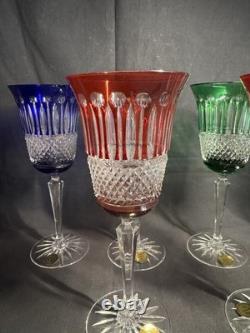 6 grands verres Roemer en cristal taillé, Les Grands Ducs, Baccarat, Saint Louis