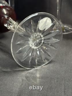 6 grands verres Roemer en cristal taillé, Les Grands Ducs, Baccarat, Saint Louis
