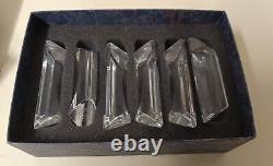 6 portes couteaux en cristal de Saint Louis (prix des 6)