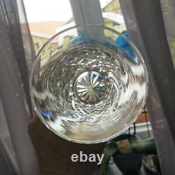 6 verre à orangeade en cristal de saint louis H 15 cm