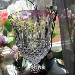 6 verre vin en cristal de saint louis modèle tommy signé H 13,8 cm L 2
