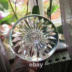 6 verre vin en cristal de saint louis modèle tommy signé H 13,8 cm L 2