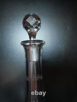 6 verres Porto + Carafe cristal Saint ST Louis modèles Talma taillé gravé 3216