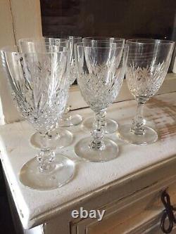 6 verres à Vin cristal de St Louis Massenet H 14,50 N°2
