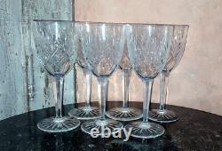 6 verres a eau ancien en cristal taillé Saint Louis