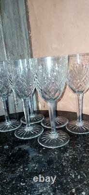 6 verres a eau ancien en cristal taillé Saint Louis
