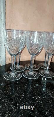 6 verres a eau ancien en cristal taillé Saint Louis