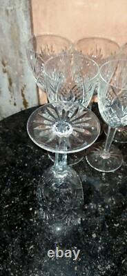 6 verres a eau ancien en cristal taillé Saint Louis