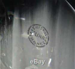 6 verres à eau cristal Saint Louis Chambord Réf A25/36 water glasses 18,9 cm