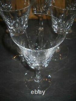 6 verres à eau en cristal de St Louis modèle Cerdagne