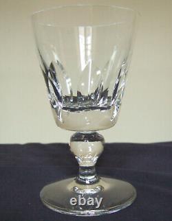 6 verres à eau en cristal de St Louis, modèle Jersey 14,5cm signés