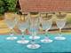 6 Verres &agrave; Eau En Cristal De Saint Louis Mod&egrave;le Massenet Lot B