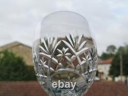 6 verres à eau en cristal de saint louis modèle Massenet lot B