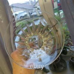 6 verres à eau en cristal de saint louis modèle gironde signé H 15,6 CM
