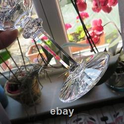6 verres a eau en cristal de saint louis modèle sammy signé H 17 cm