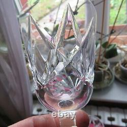6 verres a eau en cristal taillé de saint louis modèle Ariège signé