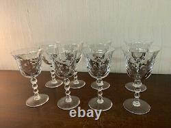 6 verres à eau modèle Bubble en cristal de Saint Louis (prix à la pièce)