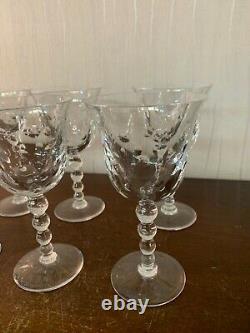 6 verres à eau modèle Bubble en cristal de Saint Louis (prix à la pièce)