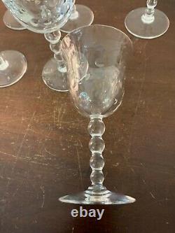 6 verres à eau modèle Bubble en cristal de Saint Louis (prix à la pièce)