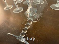 6 verres à eau modèle Bubble en cristal de Saint Louis (prix à la pièce)