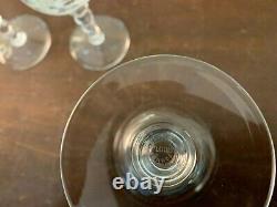 6 verres à eau modèle Bubble en cristal de Saint Louis (prix à la pièce)