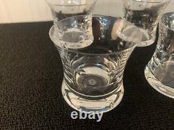6 verres à eau modèle Cosmos en cristal de Saint Louis (prix à la pièce)