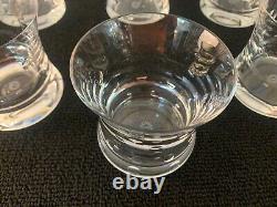 6 verres à eau modèle Cosmos en cristal de Saint Louis (prix à la pièce)