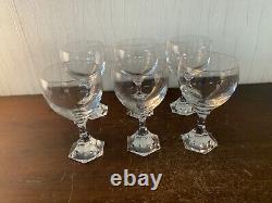 6 verres à eau modèle Saint Cloud en cristal de Saint Louis (prix à la pièce)