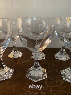 6 verres à eau modèle Saint Cloud en cristal de Saint Louis (prix à la pièce)