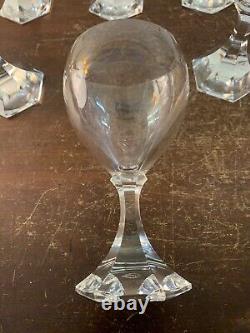 6 verres à eau modèle Saint Cloud en cristal de Saint Louis (prix à la pièce)