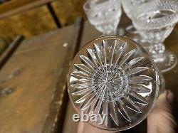 6 verres à eau modèle Trianon en cristal de Saint Louis 14cm