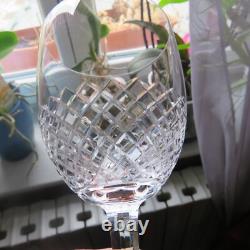6 verres à eau ou vin rouge en cristal saint louis modèle Roty vendôme H 14,5 cm