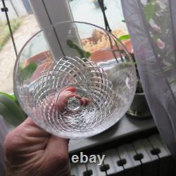 6 verres à eau ou vin rouge en cristal saint louis modèle Roty vendôme H 14,5 cm