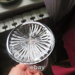 6 verres à eau ou vin rouge en cristal saint louis modèle Roty vendôme H 14,5 cm