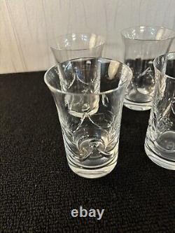 6 verres à jus ou whisky modèle en cristal de Saint Louis (prix à la pièce)