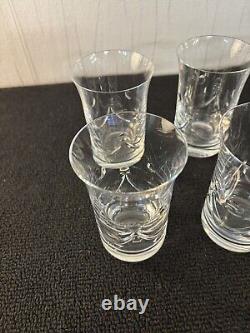 6 verres à jus ou whisky modèle en cristal de Saint Louis (prix à la pièce)