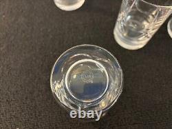 6 verres à jus ou whisky modèle en cristal de Saint Louis (prix à la pièce)