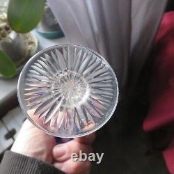 6 verres a liqueur de couleur bleu en cristal de saint louis lot 1