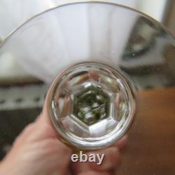 6 verres à liqueur de couleur en cristal de saint louis modèle bristol H 13,9 cm
