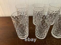 6 verres à orangeade Bubble en cristal de Saint Louis (prix à la pièce)