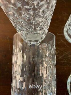 6 verres à orangeade Bubble en cristal de Saint Louis (prix à la pièce)