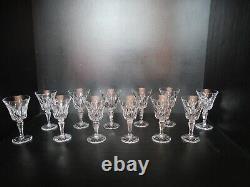 6 verres à porto Liqueur cristal taillé Saint ST Louis modèle Camargue 12,3 cm