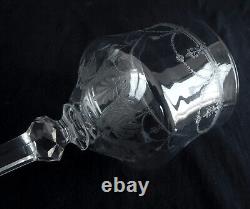 6 verres à porto en cristal de St Louis, modèle Anvers 13,5cm (prix du lot)