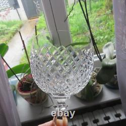 6 verres a vin ROUGE en cristal de saint louis modèle tacite H 15,5 cm