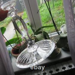 6 verres a vin ROUGE en cristal de saint louis modèle tacite H 15,5 cm