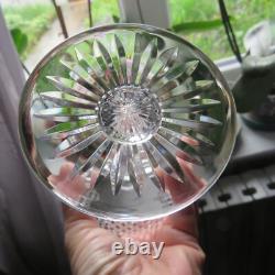 6 verres a vin ROUGE en cristal de saint louis modèle tacite H 15,5 cm