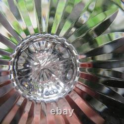 6 verres a vin ROUGE en cristal de saint louis modèle tacite H 15,5 cm