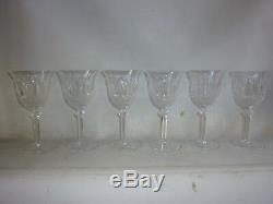 6 verres a vin Saint Louis model Tommy cristal de Saint Louis hauteur 15 cm