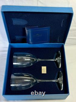 6 verres à vin cristal Saint Louis modèle MONOT OLEO en boite Certificat